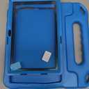 Fire HD 10 & Fire HD 10 Plus Tablet Case for Kids (13th/11th Generation, 2023/2021 Release), DJ&RPPQ Lightweight Shockproof Case Built-in Screen Protector with Handle Stand, Not fit iPad Samsung- Blue