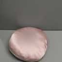 Ear Piercing Pillow for Side Sleepers with Ear Hole, Donut Pillow for Ear with Silky Pillowcase for CNH and Ear Pain Inflammation Pressure Sores Piercing, Ear Guard Pillow (Pink Silk), 9"L x 3.5"W