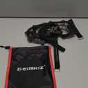 Cimkiz Crampons Ice Cleats Traction Snow Grips for Boots Shoes Women Men Anti Slip 19 Stainless Steel Spikes Safe Protect for Hiking Fishing Walking Climbing Mountaineering (Large, Black)