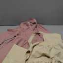 LTAKK Pioneer Dress Girls Colonial Costume Prairie Pilgrim Girl Dresses with Pinafore and Headscarf Small