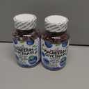 2 x Magnesium Glycinate Gummies 2500mg - Sugar Free Magnesium Potassium Supplement with Vitamin D, B6, CoQ10 for Calm Mood & Sleep Support - 90 Blueberry Gummies