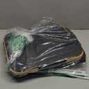 Laundry Hamper with Wheels,20 Gal (75L) Laundry Basket with lid Rolling Clothes Hamper Foldable Dirty Clothes Basket on wheels with Bamboo Frame and Bag for Bedroom, Dorm, Laundry Room-Black