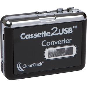 USB Cassette Tape Converter Player + Cassette Tape To MP3 & CD Wizard Software
