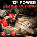 3-in-1 Cordless Chainsaw for Milwaukee M18 18V Battery, No Battery
