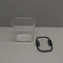 Rubbermaid Brilliance 12-Cup Airtight Food Storage Container, Perfect for Pantry Staples, Clear/Grey (Set of 1)