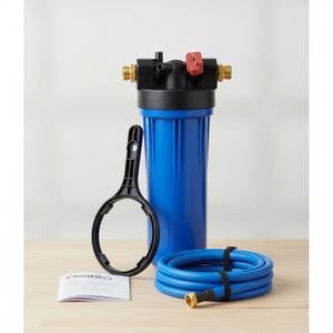 Blue Water Filter Housing for 4.5" x 10" Filtration Cartridge