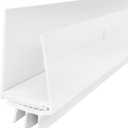 M-D Building Products 19105 36 in. White Vinyl Adjustable Storm Door Screw-on Under Door Seal