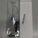 BAITEYOU Narrow Metal Band Compatible with Apple Watch Bands 38mm 40mm 41mm 42mm 44mm 45mm 46mm 49mm (Series 11 10 9 8 7 6 5 4 3 2 1 SE Ultra), Dressy Thin Stainless Steel iWatch Bands for Women (Silver/Gold)