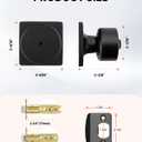 Haidms Black Door Knobs Interior, Privacy Door Knob with Lock for Bedroom Bathroom, Matte Black Interior Door Knobs 8 Pack