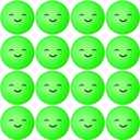 Soulchen 36 Pcs Glow in The Dark Table Tennis Balls 40mm Lighted Table Tennis Ball Luminous Green Neon Ball for Outdoor Practice Night Party Decor Sports Activities Party Favor Goodie Bag Gift