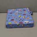 Toddler Booster Seat for Dining Table,Portable Kids Booster Seat - Adjustable, Non-Slip, Lightweight & Easy to Clean (Light Blue)