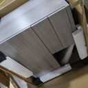 Bush Business Furniture Studio C Office Storage Cabinet with Drawers and Shelves in Platinum Gray