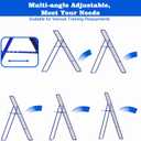 Nandae Adjustable Volleyball Rebounder Net 7x4 FT, Steel Frame & High-Tension PE Netting, Durable & Portable Volleyball Training Equipment Practice for Improving Volleying, Bumping, Spiking Skills