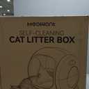 Meowant Automatic Self Cleaning Cat Litter Box with APP Control, Odor Free, Cat-Safe Anti-Stuck Technology, Larger Space & Low Entry for Multiple Cats, Kittens & Senior Pets