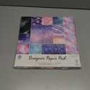 2 x Shimmer Sky Galaxy Watercolor 12x12 Paper Pad Pack Scrapbook Cardstock Decorative Patterned Paper for Card Making Journaling Planner Origami Scrapbook Paper Scrapbooking Supplies