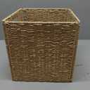 11x11x11 Cube Storage Bins Set of 4, Storage Baskets for Shelves, Natural
Paper Rope Woven Basket with Handles, Collapsible Wicker Storage Cubes, Shelf Baskets for Living Room Bedroom Organizing