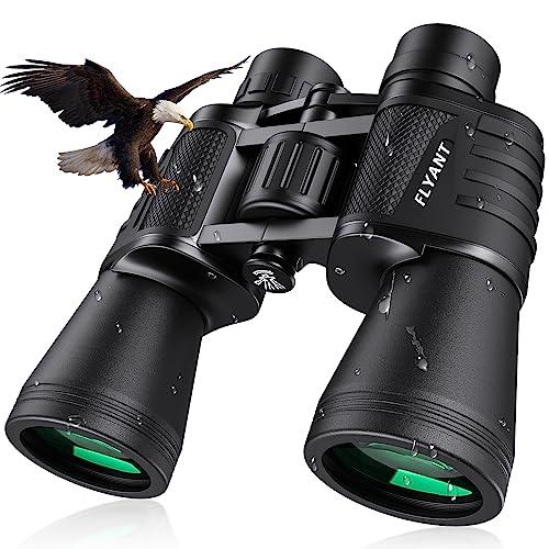 20x50 High Powered Binoculars for Adults, Waterproof Compact Binoculars with Low Light Vision for Bird Watching Hunting Camping Travel Cruise Hiking Sports Stargazing, Christmas Birthday Gifts for Men