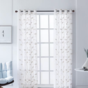 jinchan Taupe Linen Blend Curtains 72 inch Length 2 Panels for Bedroom Living Room, Light Filtering 50 inch Wide Farmhouse Drapes with Rod Pocket Back Tab(50W x 72L, Taupe), 50"W x 84"L