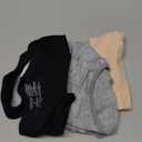 Women's High Waisted Underwear, 3 Pack, Black,Nude,Grey, Size Large