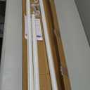Long Tension Rod 41-126inch White Tension Curtain Rods no Drilling 1.26" Diameter Outdoor Curtain Rod for Patio,Windows,Shower,Doorway,Heavy Duty Spring Rods