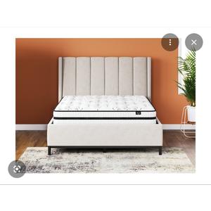 Signature Design by Ashley Twin Size Chime 10 Inch Medium Firm Hybrid Mattress with Cooling Gel Memory Foam for Pressure Relief, Fiberglass Free, Mattress In A Box
