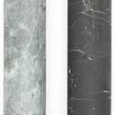 Karelian Heritage Authentic Shungite & Soapstone Harmonizers Set | Stone Egyptian Rods | Real Shungite Healing Cylinders Set of 2 | Non-Polished Harmonizers for Yoga Meditation Chakra Balancing HCN1