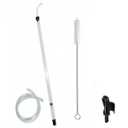 Fermtech Regular 24" Long Auto Siphon with 8 feet of Tubing & Clamp Include 30" Brush