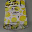 Yeaqee 48 Pcs Lemon Gift Bags Small Yellow Lemon Party Favor Bags Summer Fruit Paper Goodie Bag with Handle Treat Candy Bag for Baby Shower Wedding Birthday Summer Party, 5.91 x 3.15 x 8.27 Inch