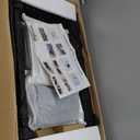 31.5 x 17.7 inch Black Stainless Steel Kitchen Sink with Cup Washer, Single Bowl Kitchen Sinks Workstation with Spring Pull-Down Faucet, Soap Dispenser