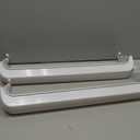 [UPGRADE] 2PCS 240534901 Refrigerator Door Shelf Bar Rail, Fit for frigidaire kenmore, Replace 948954, AP3214630, PS734935, EAP734935 Door Shelf Retainer Bar