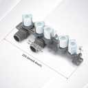 AJU73213301 AJU75152601 Water Inlet Valve Compatible with Kenmore LG Washer WT5070CW WT4970CW WT5680HVA WT4870CW WT5480CW WT1101CW WT5680HWA WT1501CW PS3527446 WT1201CW WT1701CV WT5170HV