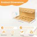 Floating Shelves for Little Tikes Story Dream Machine,Wall Shelf for Little Tikes Projector Books Audio Play Character Storage Tray Organizer for Toddlers and Kids Girls Boys,Pine(Natural Wood)
