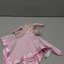 Pro Goleem Loveys for Babies Bunny Security Blanket Baby Girl Gifts Newborn Soft Pink Lovie for Infant and Toddler Snuggle Toy Stuffed Animal, Pink 16 Inch