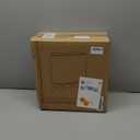 Bathroom Trash Can with Lid, Vacuum Adsorption Small Garbage Can 3.2 Gallon Press Top Lid Trash Bin with Legs Waterproof Waste Basket for Bathroom Bedroom Office Home RV (White)