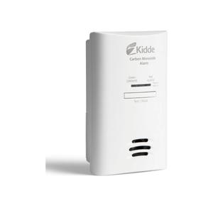 Kidde Carbon Monoxide Detector, Plug In Wall with AA Battery Backup, Test-Hush Button