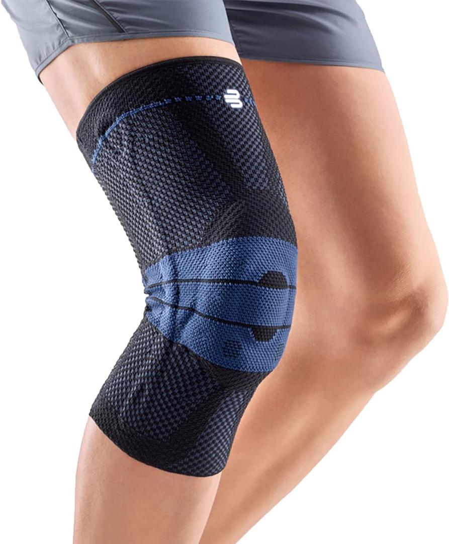 Bauerfeind - GenuTrain - Knee Brace - Targeted Support for Pain Relief and Stabilization of The Knee, Provides Relief of Weak, Swollen, and Injured Knees- Size 4 - Color Black