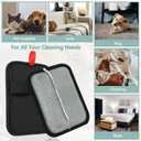 2 x TEHAYSH Pet Hair Removal Glove - Reusable Electrostatic Dog/Cat Hair Remover Mitt & Pet Grooming Gloves for Couch, Carpet, Furniture - Upgraded Electrostatic Dog Tool (2 PCS)