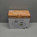 2 PACK Glass Pitcher with Lid 64 oz, Classic Vertical Stripes Pitcher with Lid and Handle, Water Jug for Hot/Cold Drinks, Borosilicate Glass Carafe for Coffee, Iced Sun Tea, Juice, Sangria