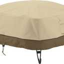 Classic Accessories Veranda Water-Resistant 36 Inch Full Coverage Square Fire Pit Cover, Patio Furniture Covers