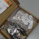 14 Pieces Plate Wall Hangers for Display - 6/8/10/12 Inch Invisible Plates Hanger, Stainless Steel Plate Holders with 14 Pieces Wall Hooks for 5.5 to 12.5 Inch Decorative Plates and Arts (Silver)