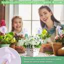 Hysagtek 4 Pack Plant Watering Globes, Self Watering Planter Insert, Plant Watering Bulbs Devices for Indoor and Outdoor Plants, Hand Blown Clear Glass Mushroom Watering Bulbs