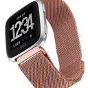 STAINLESS STEEL MESH BAND FOR USE WITH FITBIT VERSA ROSE GOLD