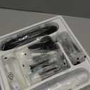 Aquasonic Duo Series PRO UV - ADA Accepted Electric Toothbrushes with UV Sanitizer - Inductive Charging Base - 5 Modes with Smart Timers - 10 Proflex Brush Heads & 2 Travel Cases