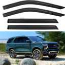 Window Visors Rain Guards for 2021 2022 2023 2024 Chevy Tahoe, Out-Channel Window Vent Wind Deflectors Visors Shades for 21-25 GMC Yukon (Not for Yukon XL)