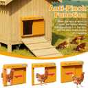 Automatic Chicken Coop Door Battery Powered with Timer & Light Sensor, LCD Display Chicken Coop Door with Timer & Light Sensor, Auto Chicken Door with Anti-Pinch Feature