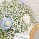 MARTINE MALL Babys Breath Artificial Flowers, 24 PCS White Baby Breath Flowers Artificial Bulk, Fake Babys Breath Gypsophila Real Touch Faux Babys Breath for Wedding Floral Arrangement Home Decor
