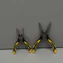 ZUZUAN Premium Long Needle Nose Pliers-6''&8'', Paper Clamp Precision, High Carbon Steel, Soft Grip with Wire Cutter, Long Nose Cutting Pliers for Home, Fishing, Jewelry, Crafts, 2pcs