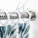 Shower Curtain Rod, Stainless Steel Tension Curtain Rods, 43"-122"