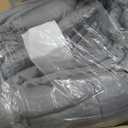 Levtex Home Cloud Waffle Full/Queen Comforter Set (90x94in) with 2 Pillow Shams (26x20in) - Solid Waffle Cotton Texture - Grey - 100% Cotton Full/Queen Size Comforter Set - Soft, Pre-Washed