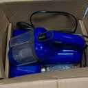 Mattress Vacuum Cleaner, 17Kpa 650W Bed Vacuum Cleaner, 273nm UV-C Light & Ultrasonic 145F Heating, 80000 RPM/Min Brushroll Rotation, Wide Suction Port for Pillows Cribs Sofa, Blue Corded